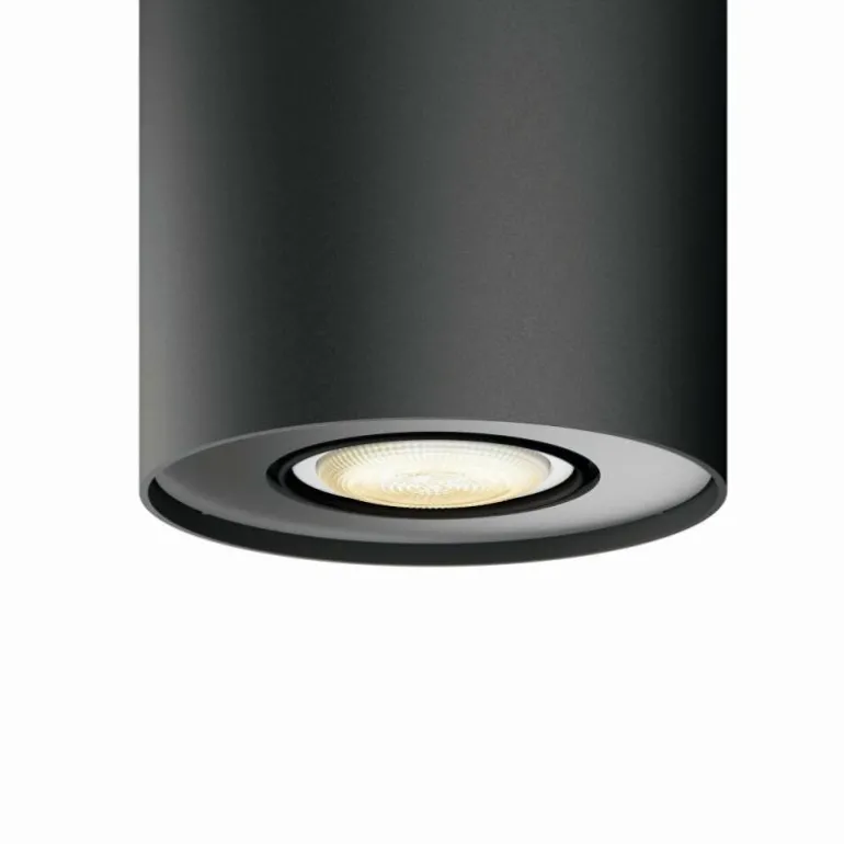 Plafonnier Philips Hue Pillar LED Noir, 1 lumière