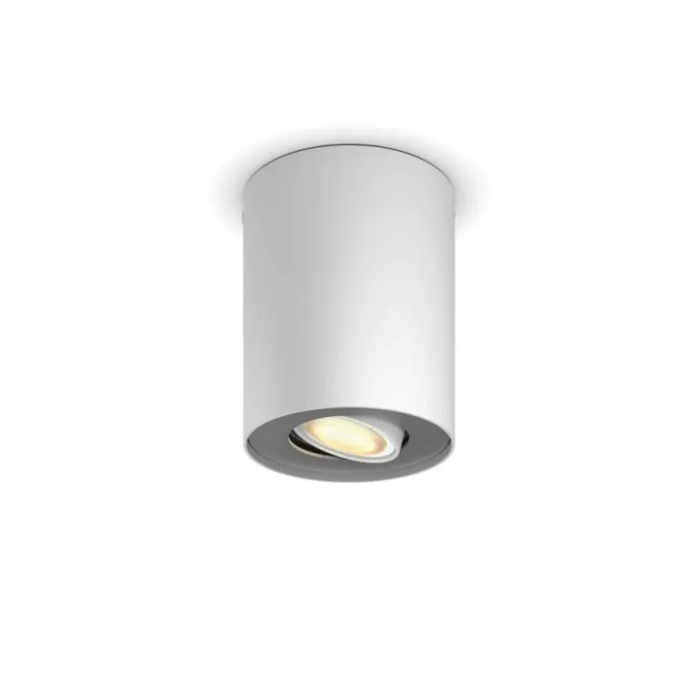 Plafonnier Philips Hue Pillar LED Blanc, 1 lumière, Télécommandes