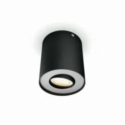 Plafonnier Philips Hue Pillar LED Noir, 1 lumière, Télécommandes