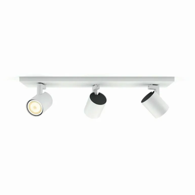 Plafonnier Philips Hue Runner LED Blanc, 3 lumières, Télécommandes