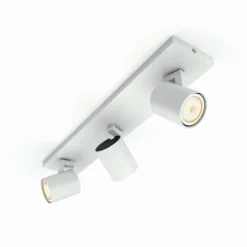 Plafonnier Philips Hue Runner LED Blanc, 3 lumières, Télécommandes