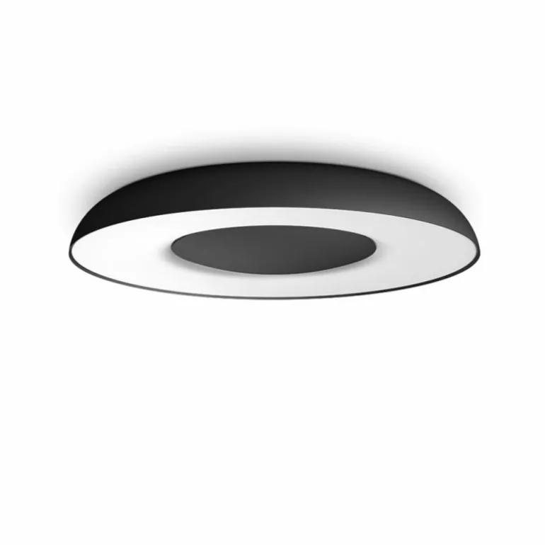 Plafonnier Philips Hue Still LED Noir, 1 lumière, Télécommandes