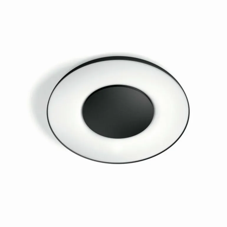 Plafonnier Philips Hue Still LED Noir, 1 lumière, Télécommandes