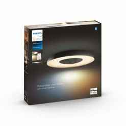 Plafonnier Philips Hue Still LED Noir, 1 lumière, Télécommandes