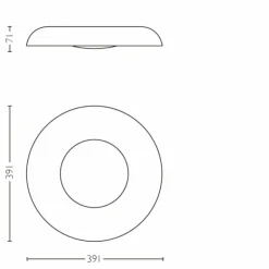 Plafonnier Philips Hue Still LED Blanc, 1 lumière, Télécommandes