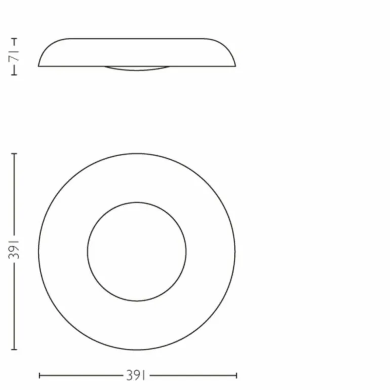 Plafonnier Philips Hue Still LED Blanc, 1 lumière, Télécommandes
