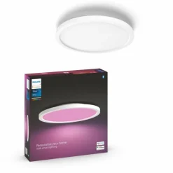 Plafonnier Philips Hue Surimu LED Blanc, 1 lumière