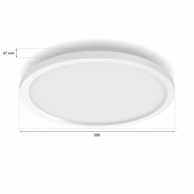 Plafonnier Philips Hue Surimu LED Blanc, 1 lumière