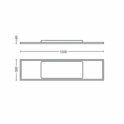 Plafonnier Philips Hue White Ambiance Aurelle LED Blanc, 1 lumière