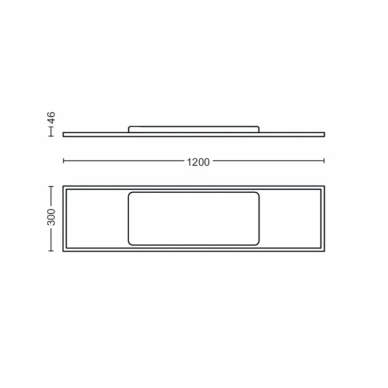 Plafonnier Philips Hue White Ambiance Aurelle LED Blanc, 1 lumière