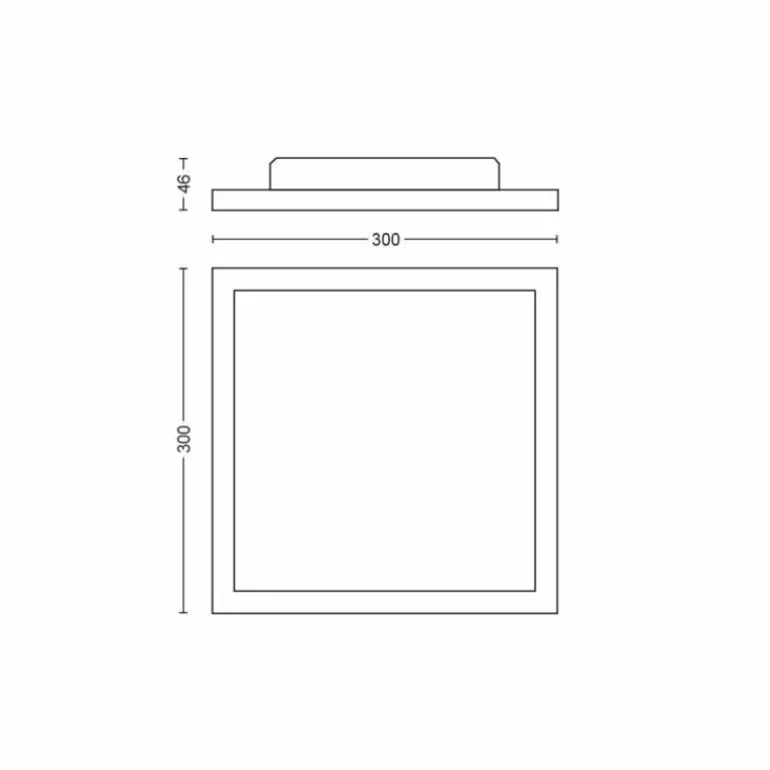 Plafonnier Philips Hue White & Colour Ambiance Ensis LED Blanc, 1 lumière