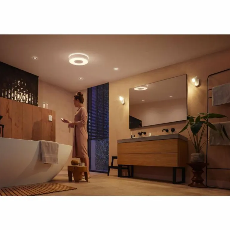 Plafonnier Philips Hue Xamento LED Blanc, 1 lumière, Changeur de couleurs
