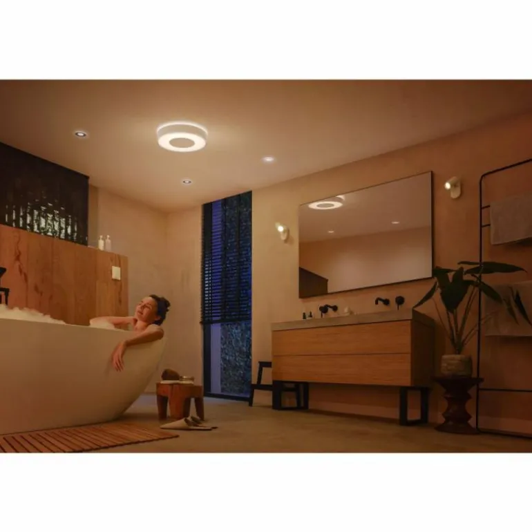 Plafonnier Philips Hue Xamento LED Blanc, 1 lumière, Changeur de couleurs