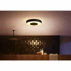 Plafonnier Philips Hue Xamento LED Noir, Blanc, 1 lumière, Changeur de couleurs