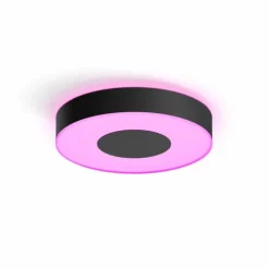 Plafonnier Philips Hue Xamento LED Noir, Blanc, 1 lumière, Changeur de couleurs