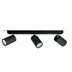 Plafonnier Philips Kosipo Noir, 3 lumières