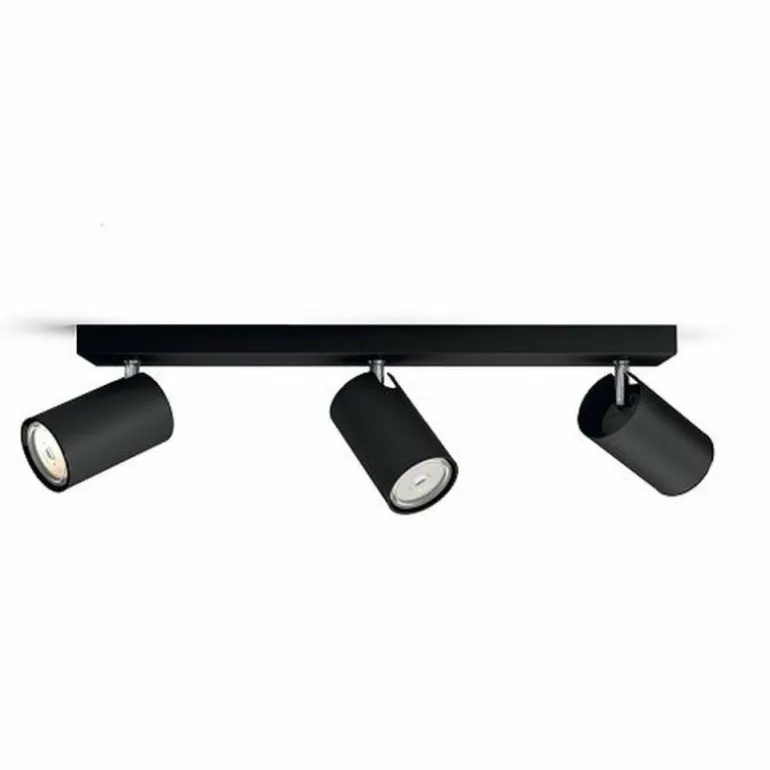 Plafonnier Philips Kosipo Noir, 3 lumières