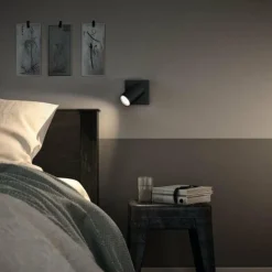 Plafonnier Philips Kosipo Noir, 1 lumière