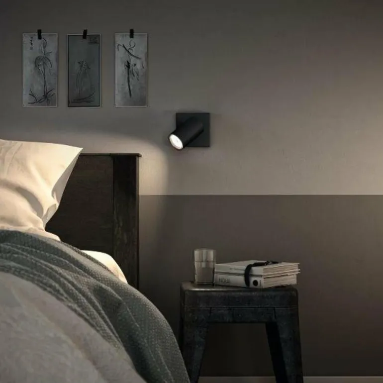 Plafonnier Philips Kosipo Noir, 1 lumière