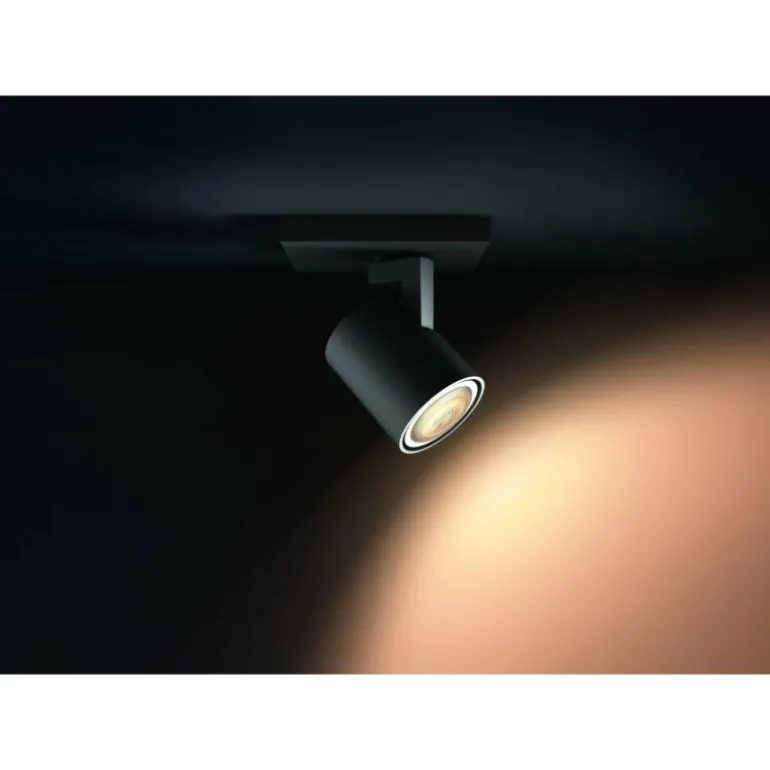 Plafonnier Philips Kosipo Noir, 1 lumière