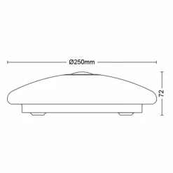 Plafonnier Philips Mauve LED Blanc, 1 lumière, Détecteur de mouvement