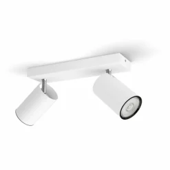 Plafonnier Philips myLiving Kosipo Blanc, 2 lumières