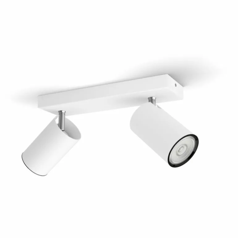 Plafonnier Philips myLiving Kosipo Blanc, 2 lumières