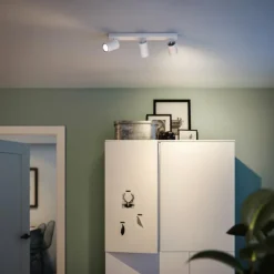 Plafonnier Philips myLiving Kosipo Blanc, 3 lumières