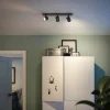 Plafonnier Philips myLiving Runner Noir, 3 lumières