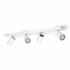 Plafonnier Philips myLiving Kosipo Blanc, 4 lumières