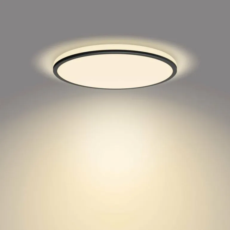 Plafonnier Philips Ozziet LED Noir, Blanc, 1 lumière