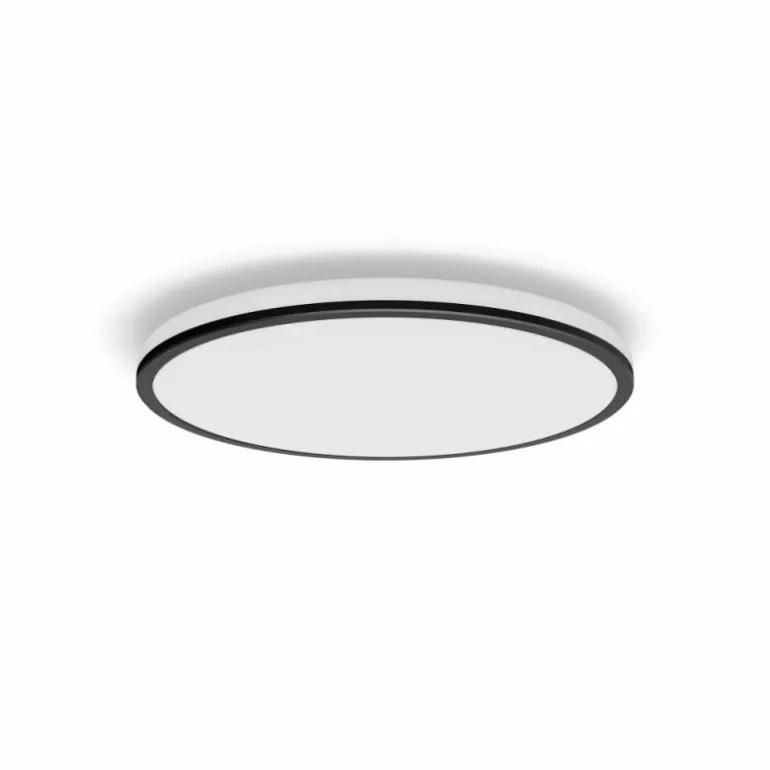 Plafonnier Philips Ozziet LED Noir, Blanc, 1 lumière
