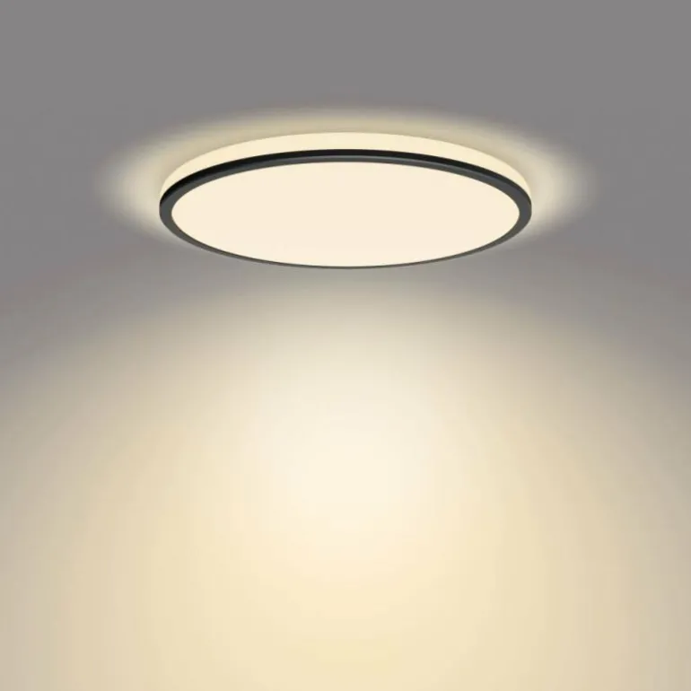 Plafonnier Philips Ozziet LED Noir, Blanc, 1 lumière