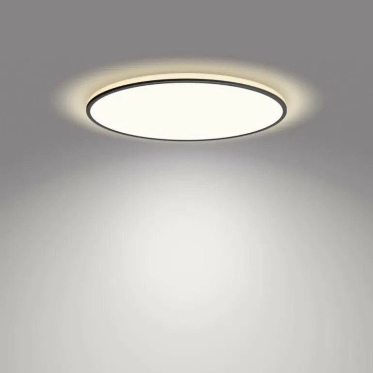 Plafonnier Philips Ozziet LED Noir, Blanc, 1 lumière