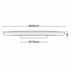 Plafonnier Philips Ozziet LED Blanc, 1 lumière