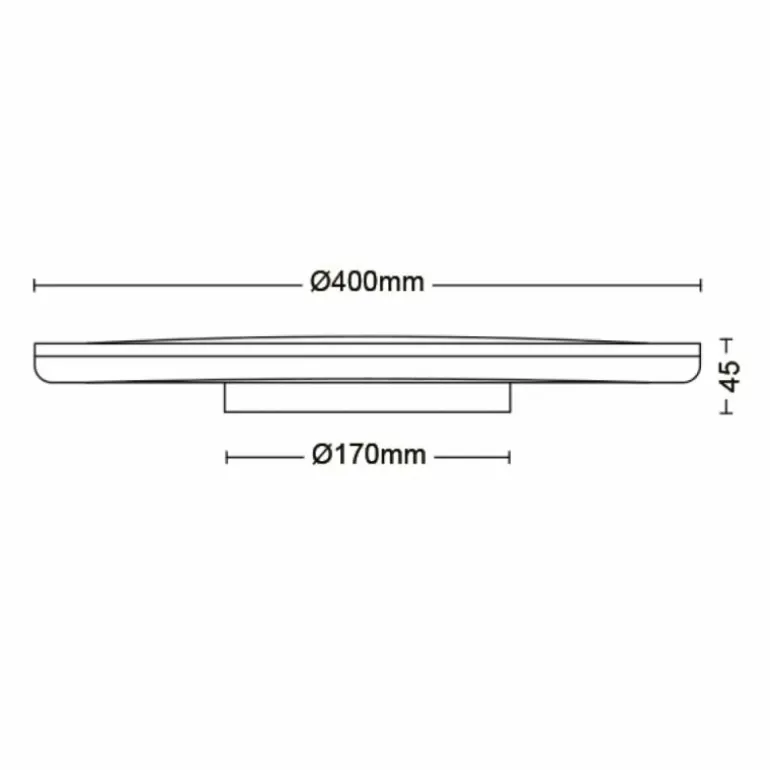Plafonnier Philips Ozziet LED Blanc, 1 lumière
