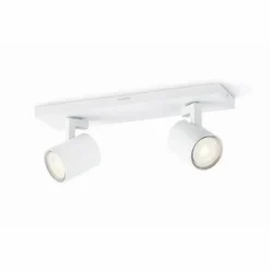 Plafonnier Philips Runner LED Blanc, 2 lumières