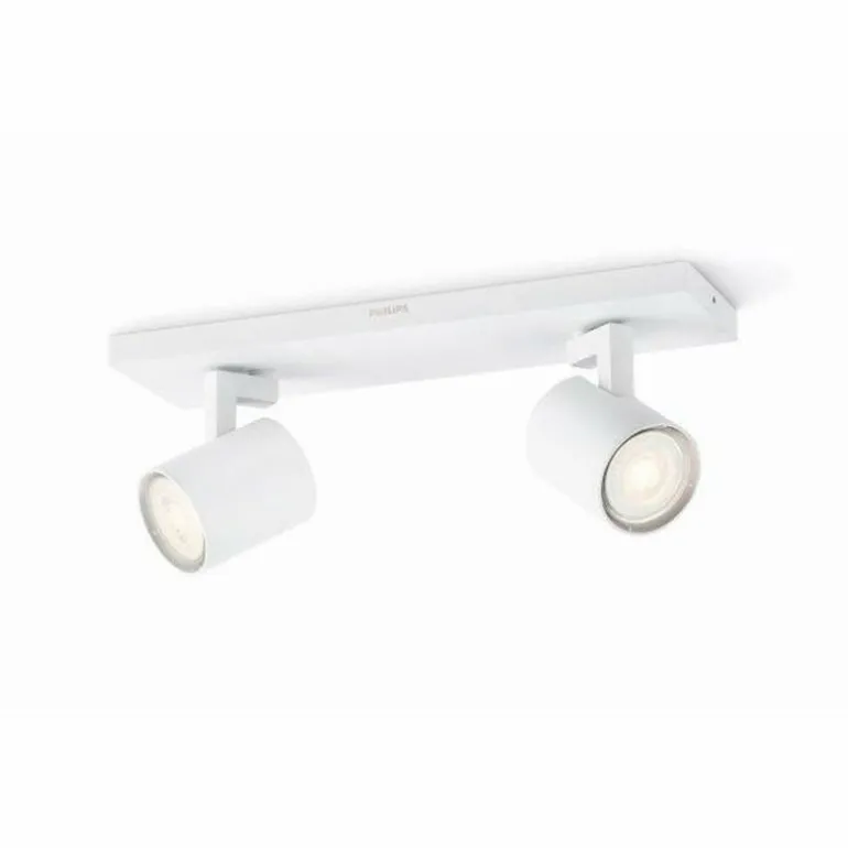 Plafonnier Philips Runner LED Blanc, 2 lumières