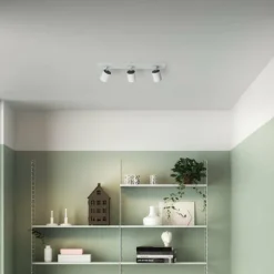 Plafonnier Philips Runner LED Blanc, 3 lumières
