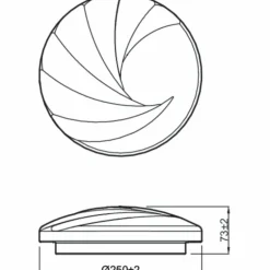 Plafonnier Philips Shore LED Blanc, 1 lumière