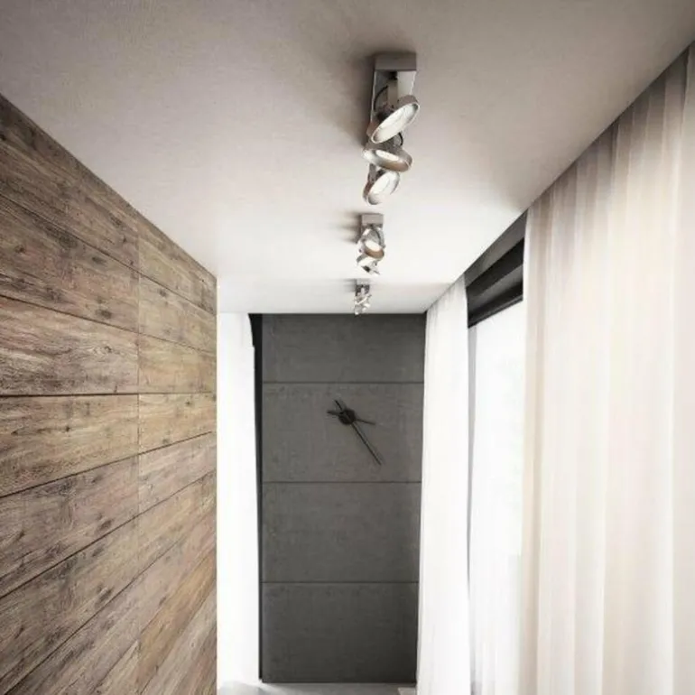 Plafonnier Philips Spur LED Acier inoxydable, 3 lumières