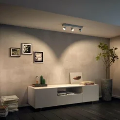 Plafonnier Philips Star LED Blanc, 3 lumières