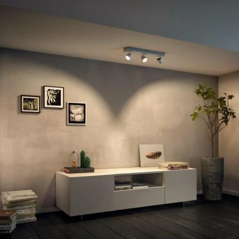 Plafonnier Philips Star LED Blanc, 3 lumières