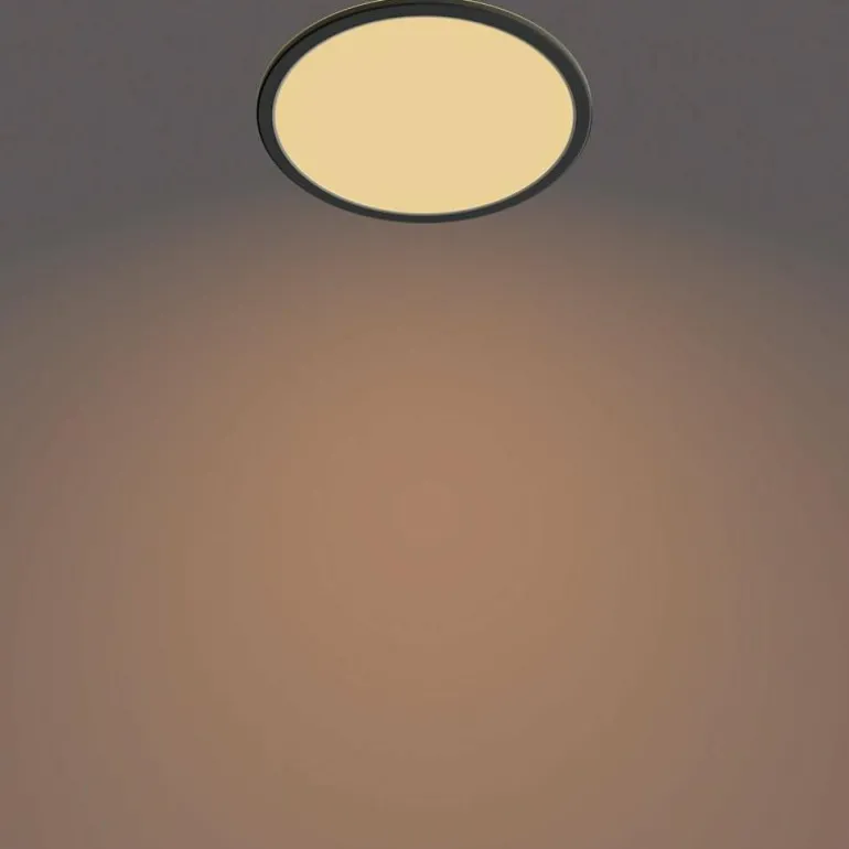 Plafonnier Philips Superslim CL550 LED Noir, 1 lumière