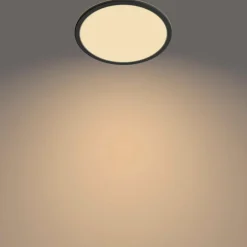 Plafonnier Philips Superslim CL550 LED Noir, 1 lumière