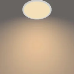Plafonnier Philips Superslim CL550 LED Blanc, 1 lumière