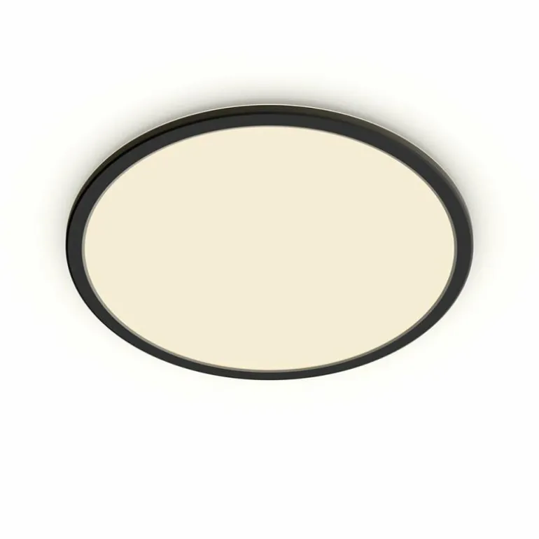Plafonnier Philips Superslim CL550 LED Noir, 1 lumière