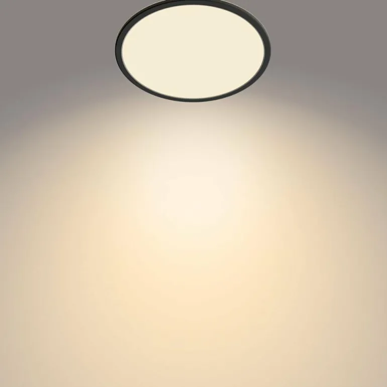 Plafonnier Philips Superslim CL550 LED Noir, 1 lumière