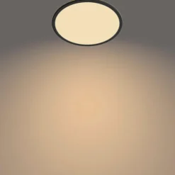 Plafonnier Philips Superslim CL550 LED Noir, 1 lumière