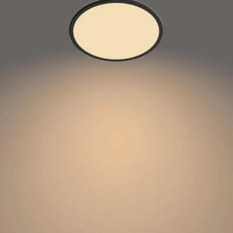 Plafonnier Philips Superslim CL550 LED Noir, 1 lumière